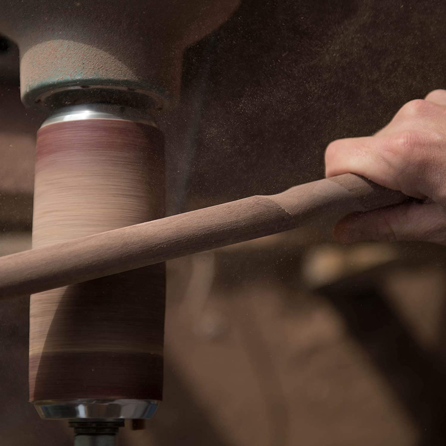 Twisted Brown Oak Hame Top Handcrafted Walking Cane 37" - Image 6